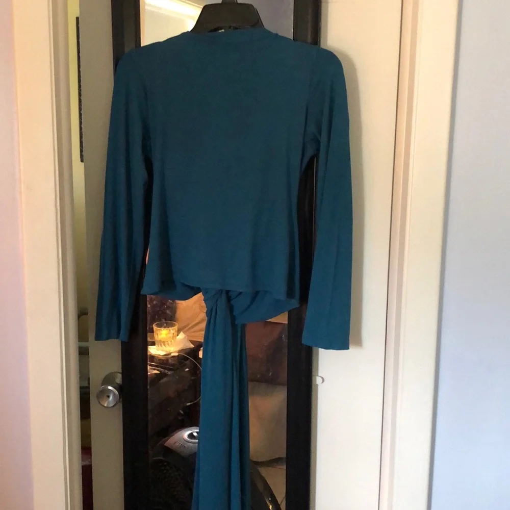 Blue green wrap you can wear 10 different ways size medium
